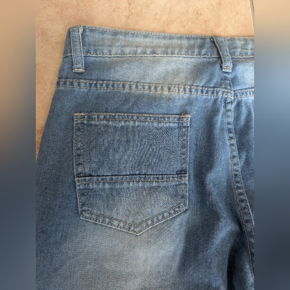 MISSLOOK Light Blue Women's Straight Leg Jeans - Picture 8 of 8